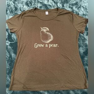 Brown Graphic Tee - Grow a Pear